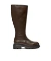 Stuart Weitzman Hudson Lite Zip Boot In Brown