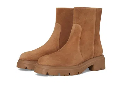 Stuart Weitzman Hudson Lite Zip Bootie Women's Boots Doe: 8.5 M In Tan