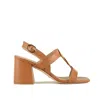 Stuart Weitzman Ibiza 75 Slingback Brown In Brown