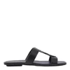 Stuart Weitzman Ibiza Slide Sandal In Black
