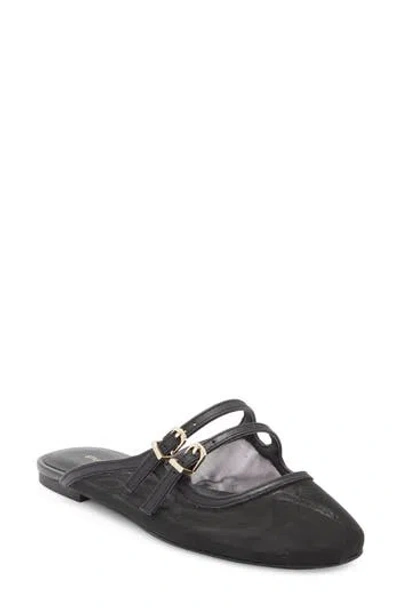 Stuart Weitzman Irene Mule In Black