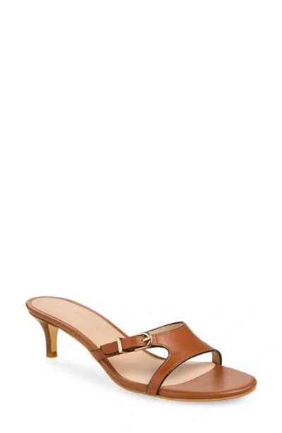 Stuart Weitzman Irene Slide Sandal In Brown
