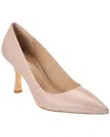 Stuart Weitzman Isla 75 Leather Pump In Pink