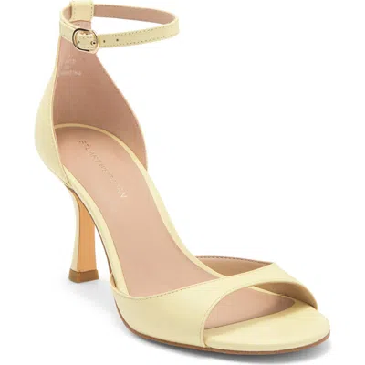 Stuart Weitzman Isla Ankle Strap Sandal In Yellow