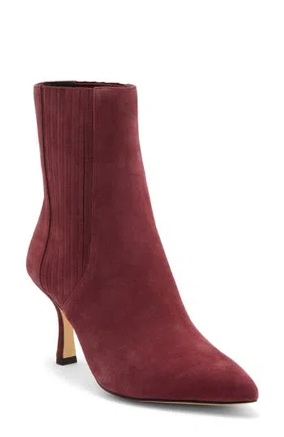 Stuart Weitzman Isla Chelsea Bootie In Burgundy
