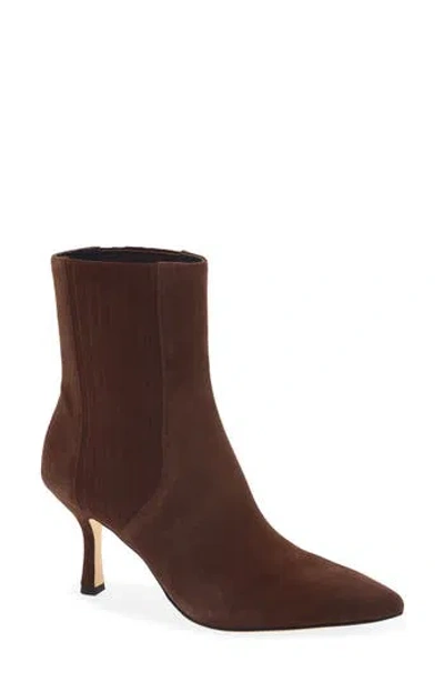 Stuart Weitzman Isla Chelsea Bootie In Brown