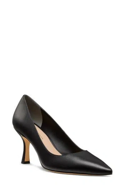 Stuart Weitzman Isla Leather Pump (women) In Black