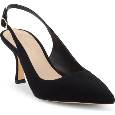 Stuart Weitzman Isla Slingback Pump In Blue