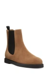 Stuart Weitzman Izzie Suede Chelsea Booties In Khaki Tonal