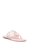 Stuart Weitzman Jasmine Patent Cutout Thong Sandals