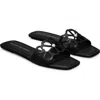 Stuart Weitzman Jasmine Cutout Slide Sandal In Multi