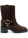 Stuart Weitzman Jax Boots In Brown