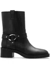Stuart Weitzman Jax Mini Bootie In Black