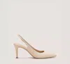 Stuart Weitzman Jones Slingback 75 In Neutral
