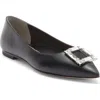 Stuart Weitzman June Flat In Black