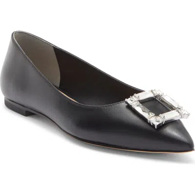 Stuart Weitzman June Flat In Black