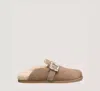 Stuart Weitzman June Shearling Mule In Brown