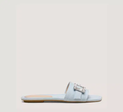 Stuart Weitzman June Slide In Light Blue