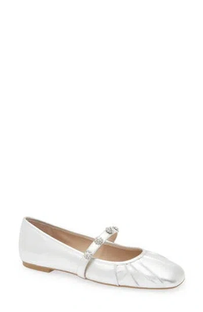 Stuart Weitzman Justina Mary Jane Ballet Flat In Multi