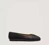 Stuart Weitzman Kacey Ballet Flat In Black