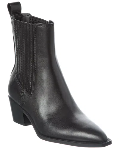 Stuart Weitzman Kai Leather Bootie In Black