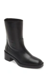 Stuart Weitzman Kaia Bootie In Black Smooth Calf