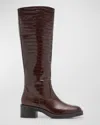 Stuart Weitzman Celia Riding Boot Knee-high In Walnut