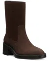 Stuart Weitzman Kaia Suede Bootie In Brown