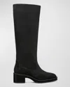 Stuart Weitzman Kaia Suede Knee Boots In New Camel