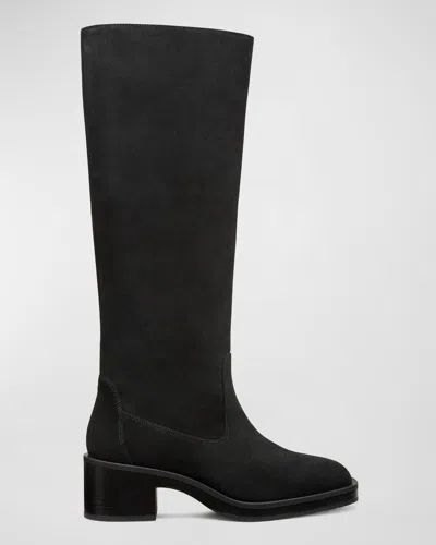 Stuart Weitzman Kaia Suede Knee Boots In New Camel