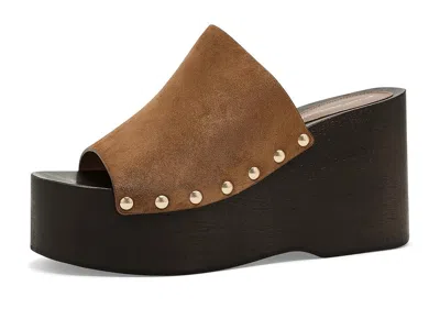 Stuart Weitzman Kate Clog Slide Women's Sandals Doe: 8.5 M In Brown