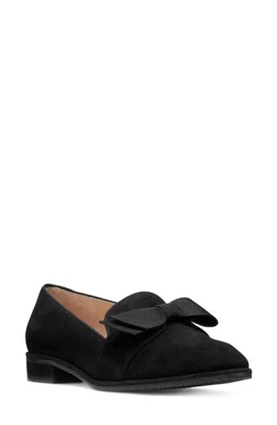 Stuart Weitzman Keegan Bow Loafer In Black