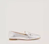 Stuart Weitzman Kenna Loafer In Silver