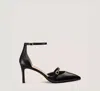 Stuart Weitzman Kenna Strap Pump 75 In Black