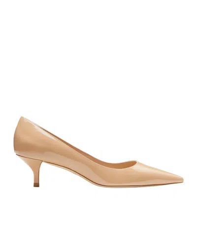 STUART WEITZMAN KITTEN 50MM LEATHER PUMPS