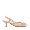 Stuart Weitzman Kitty Slingback 50 Beige In Beige