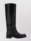 Stuart Weitzman Knee-high Block Heel Celia Leather Boots In Black