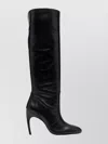 Stuart Weitzman Knee-high Stiletto Pointed Toe Boots In Black
