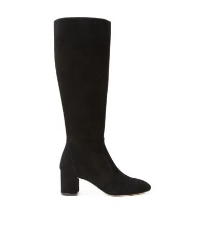 Stuart Weitzman Knee-length Leather Boots In Black