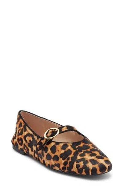 Stuart Weitzman Kyra Haircalf Mary Jane In Animal Print