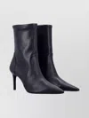Stuart Weitzman Lace-up Ankle Boot Stiletto Heel In Black