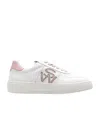 Stuart Weitzman Lace-up Low-cut Casual Shoes In White