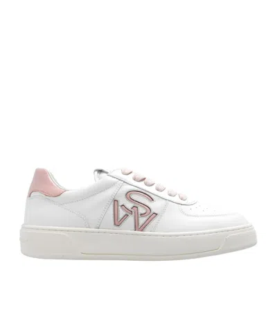 STUART WEITZMAN LACE-UP LOW-CUT CASUAL SHOES