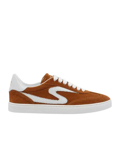 STUART WEITZMAN LACE-UP SNEAKERS