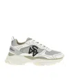 Stuart Weitzman Logo-patch Mesh Chunky Sneakers In White