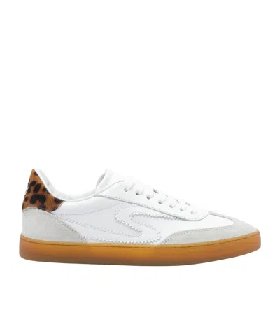 Stuart Weitzman Lace-up Sneakers In White