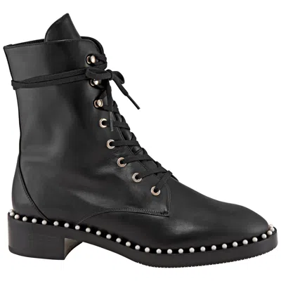 Stuart Weitzman Ladies Black Sondra Smooth Ankle Boots