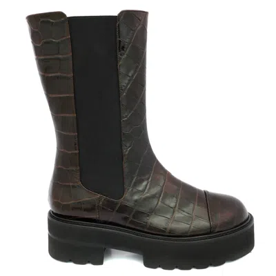 Stuart Weitzman Ladies Ebony Presley Ultralift Platform Bootie