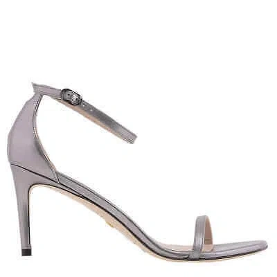 Pre-owned Stuart Weitzman Ladies Nudistcurve 75 Sandals In Green