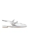 Stuart Weitzman Claris Mj Slingback Shoes In White